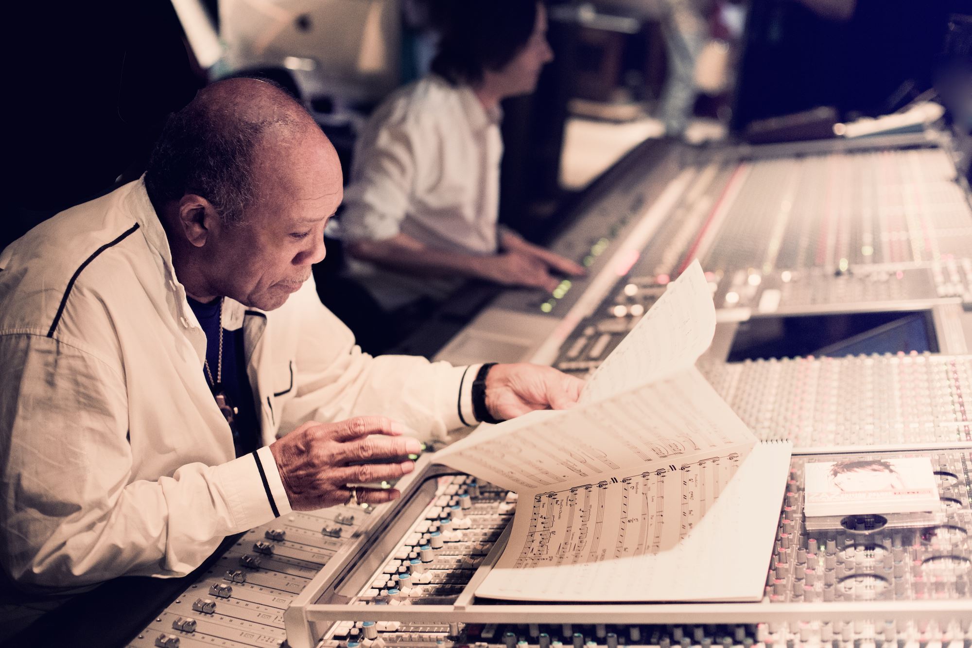 Quincy Jons In The Studio